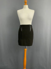 Load image into Gallery viewer, GIVENCHY BLACK MINI SKIRT - Lamb Leather Trim - Women&#39;s Size Small S
