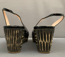 Load image into Gallery viewer, MIU MIU SLINGBACK PLATFORM WEDGES - Women&#39;s Shoe Size 39 - UK 6
