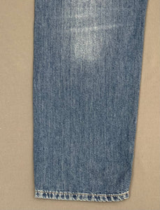 GANT RELAXED JEANS - Blue Denim - Linen Blend - Mens Size Waist 36" - Leg 30"