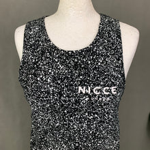 Load image into Gallery viewer, NICCE London Ladies Black &amp; White Patterned Vest Top - Size Small - S

