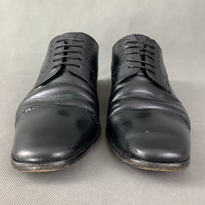 CHRISTIAN LOUBOUTIN Mens Black Leather Brogue Dress Shoes - Size EU 43 - UK 9