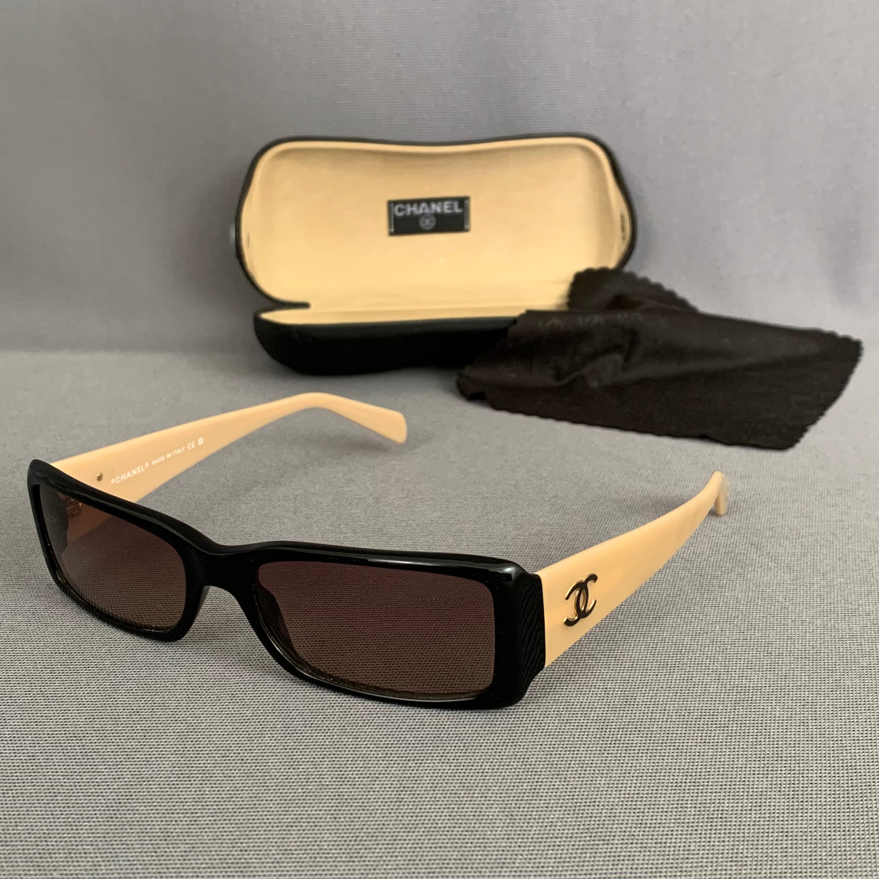beige chanel sunglasses vintage