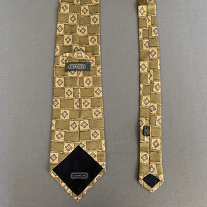 COACH 100% Silk TIE - Hand Made in Italy - FR20586