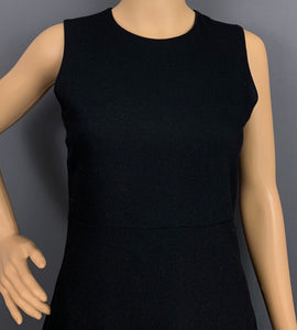 JOSEPH BLACK DRESS - Cashmere Blend - Women's Size FR 38 - UK 10 - Small S