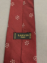 Load image into Gallery viewer, LANVIN Paris Mens 100% Silk TIE - Made in France - FR19428
