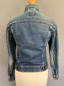 LEVI'S BLUE DENIM JEAN JACKET - Womens Size Small S LEVIS LEVI STRAUSS &Co