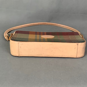 MULBERRY Tartan Oil Cloth Small Handbag / Bag