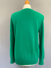 Load image into Gallery viewer, M&amp;S 100% CASHMERE JUMPER - EMERALD GREEN - Women&#39;s Size UK 12 - M Medium
