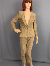 Load image into Gallery viewer, EMPORIO ARMANI LEATHER SUIT - 2 PIECE - JACKET IT 40 / UK 8 - TROUSERS IT 38 / UK 6
