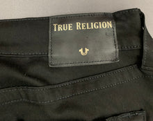 Load image into Gallery viewer, TRUE RELIGION ROCCO JEANS - Black Denim -  Size Waist 32&quot; - Leg 32&quot;
