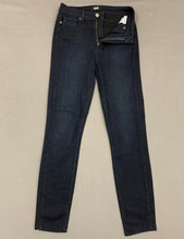 Load image into Gallery viewer, PAIGE MARGOT ULTRA SKINNY JEANS - BLUE DENIM - Women&#39;s Size Waist 27&quot;
