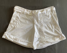 Load image into Gallery viewer, PRADA Women&#39;s White Cotton Blend SHORTS Size IT 46 - UK 14
