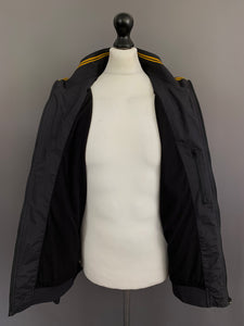 FRED PERRY COAT / Black Jacket - Mens Size Extra Large / XL