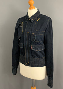 LEVI'S JEAN JACKET - BLUE DENIM - Womens Size Small S LEVIS LEVI STRAUSS &Co