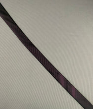 Load image into Gallery viewer, BOSS HUGO BOSS Dark Purple Striped Pattern 100% SILK TIE - Made in Italy
