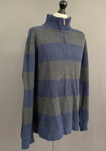 GANT ZIP NECK JUMPER - Mens Size 2XL - XXL