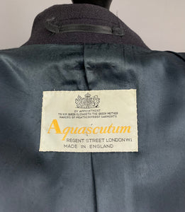 AQUASCUTUM 100% CASHMERE COAT - Mens Size 38" Chest - M Medium