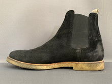 Load image into Gallery viewer, COMMON PROJECTS CHELSEA BOOTS - BLACK SUEDE - Men&#39;s Size EU 42 - UK 8
