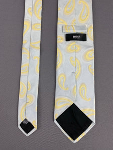 BOSS HUGO BOSS 100% SILK TIE - Made in Italy - FR19699