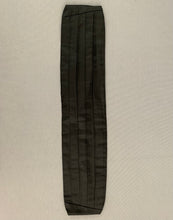 Load image into Gallery viewer, LANVIN Paris CUMMERBUND - Black 100% Silk - Made in France
