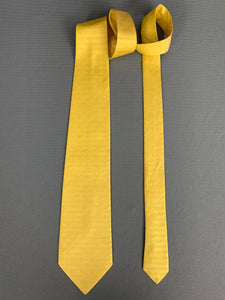 VERSACE VERSUS TIE - Yellow 100% Silk - Made in Italy