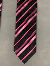 Load image into Gallery viewer, BOSS HUGO BOSS Mens Striped 100% SILK TIE - Made in Italy
