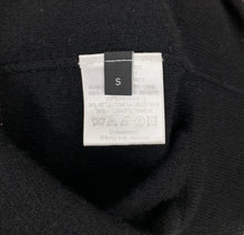 Load image into Gallery viewer, JOSEPH Black CASHMERE Sparkly LUREX TOP Size Small S - FR 38 - UK 10
