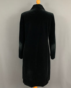 MOSCHINO BLACK VELVET COAT / JACKET - Women's Size IT 42 - UK 10