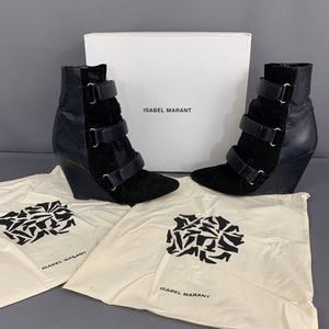 ISABEL MARANT WEDGE BOOTS - OVER PONY - Size EU  / UK