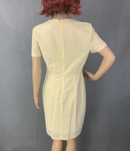 DIANE von FURSTENBERG Yellow DRESS Size US 6 - UK 10 DVF