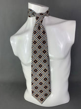 Load image into Gallery viewer, AQUASCUTUM London 100% SILK VICUNA CLUB Pattern TIE - Made in England
