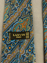 Load image into Gallery viewer, LANVIN Paris Mens 100% Silk TIE - Made in Italy - FR19714
