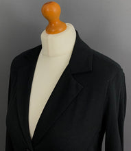 Load image into Gallery viewer, MAXMARA BLACK BLAZER JACKET - Women&#39;s Size Small S - IT 42 - UK 10 MAX MARA
