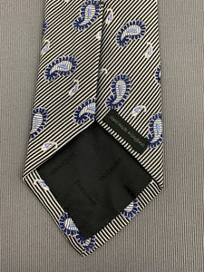 DUCHAMP London 100% Silk Paisley Pattern TIE - Handmade in England