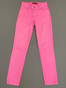 CAROLINA HERRERA Pink Denim Skinny JEANS Size US 0 - UK 4