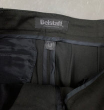 Load image into Gallery viewer, BELSTAFF Gold Label Black Tapered Leg TROUSERS Size IT 46 - UK 14
