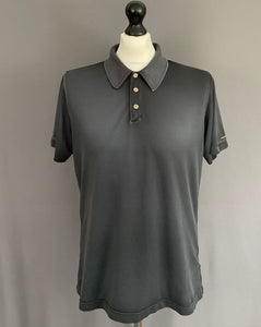 PORSCHE DESIGN POLO SHIRT - Silver Grey - Mens Size Large L