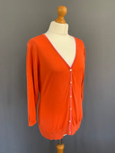 Load image into Gallery viewer, JOHN SMEDLEY CARDIGAN - 100% Sea Island Cotton - Women&#39;s Size XL Extra Large
