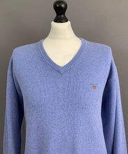 Load image into Gallery viewer, GANT V-Neck JUMPER - Premium Cotton - Mens Size XL Extra Large
