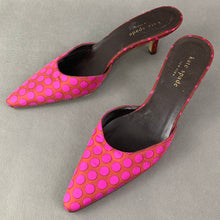 Load image into Gallery viewer, KATE SPADE Polka Dot Kitten Heel Mules / Shoes Size UK 3 - EU 37 - US 5.5

