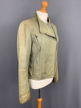 Load image into Gallery viewer, ALLSAINTS Women&#39;s MARSH BIKER LEATHER JACKET Size UK 12 Medium M ALL SAINTS
