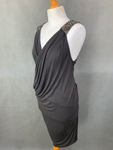 Load image into Gallery viewer, ALLSAINTS Ladies Embellished MALLI WRAP DRESS - Size UK 10
