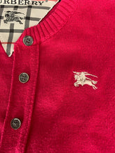 Load image into Gallery viewer, BURBERRY Pink CARDIGAN - Size Age 1YR / 12 Months / 12M
