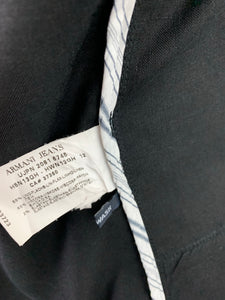 ARMANI JEANS Women's Black Linen Blend JACKET Size IT 42 - UK 10