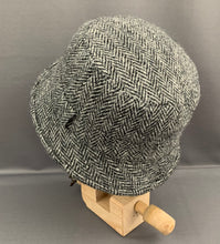 Load image into Gallery viewer, HARRIS TWEED TRILBY HAT by FailsWORTH - Herringbone Pattern - Size Small S
