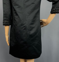 Load image into Gallery viewer, VALENTINO BLACK EVENING DRESS - 100% Silk - Women&#39;s Size UK 8 - IT 40 - US 6

