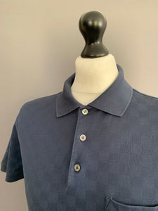 Polo shirt Louis Vuitton Navy size S International in Cotton - 31894294