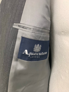 AQUASCUTUM Awesome Grey 2 PIECE SUIT Size 40R - 40" Chest W34 L31