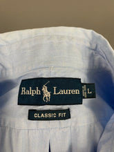 Load image into Gallery viewer, RALPH LAUREN BLUE SHIRT - Classic Fit - Mens Size L - Large
