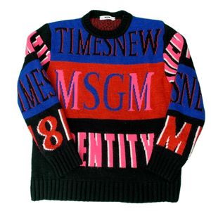 MSGM Kids Chunky ALPACA Blend JUMPER Size Aged 12 Yrs